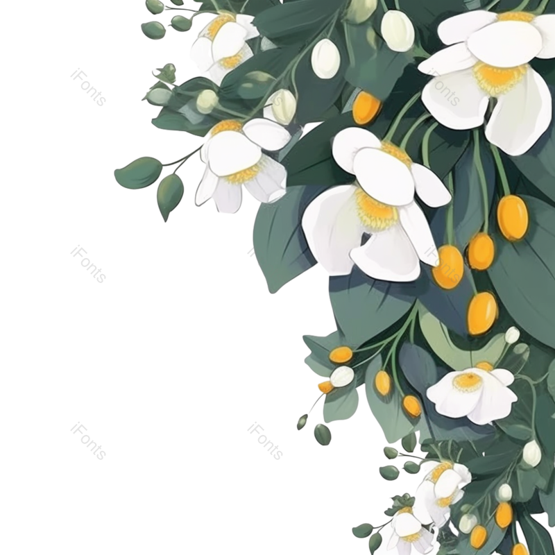 叶子图片,装饰元素,夏至PNG,元素免抠素材